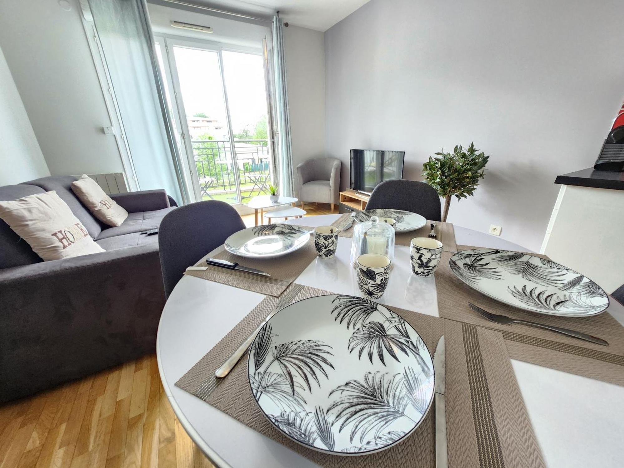 Appartement, Balcon, Parking, 5' Disneyland Montévrain Eksteriør bilde